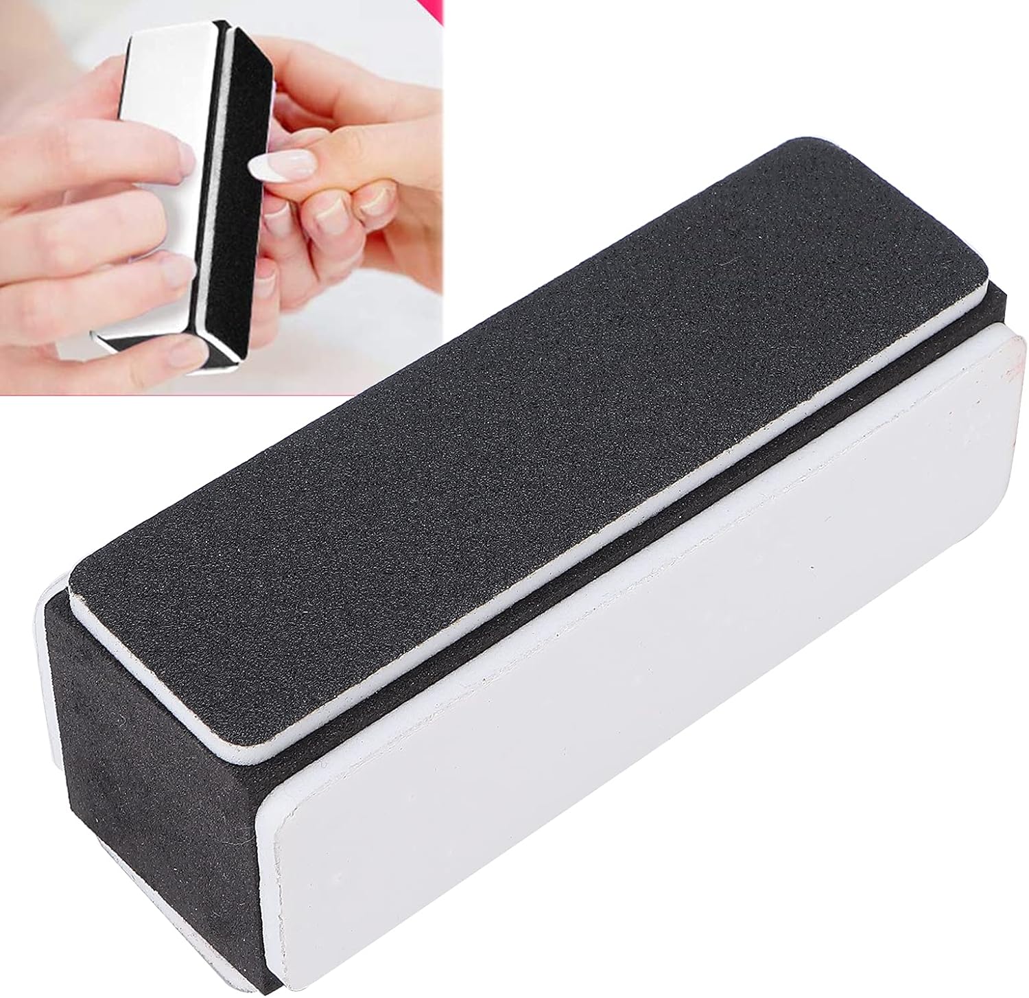 Professional Nail Buffer Block, Portable Nail Buffing Sanding Block for Smooth Shiny Nails, Manicure Polishing Tool for s, Home & Salon Use