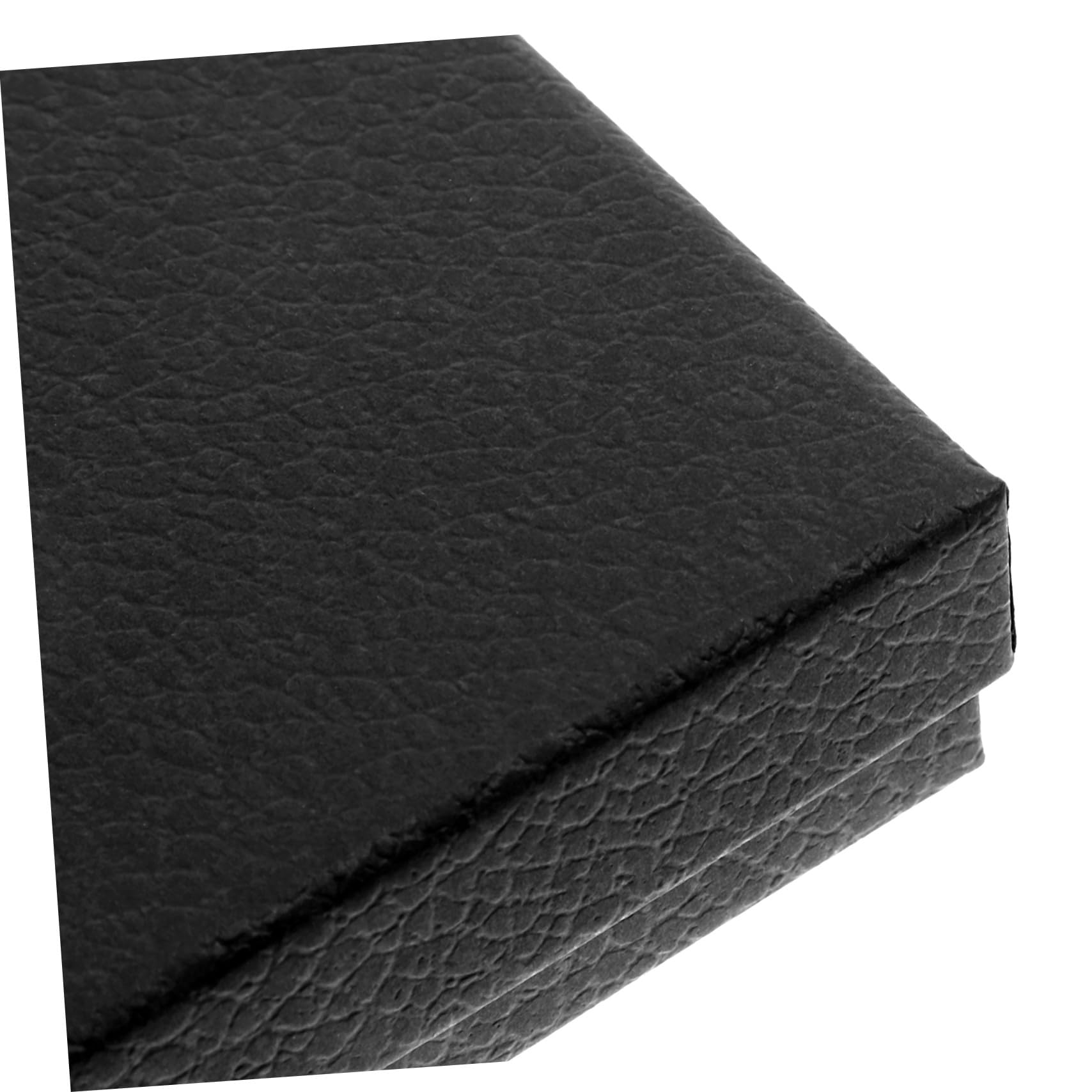 Schmuckkästchen Papier Litschi Maserung Schwarz 10 Stück Reise Schmuckbox Mit Schaumstoffpolster Für Ringe Halsketten Ohrringe Armbänder Aufbewahrung Geschenk