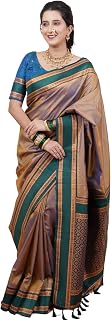 SGF11 Women's Kanjivaram Pure Soft Silk Saree With Unstitched Blouse Piece Price In India