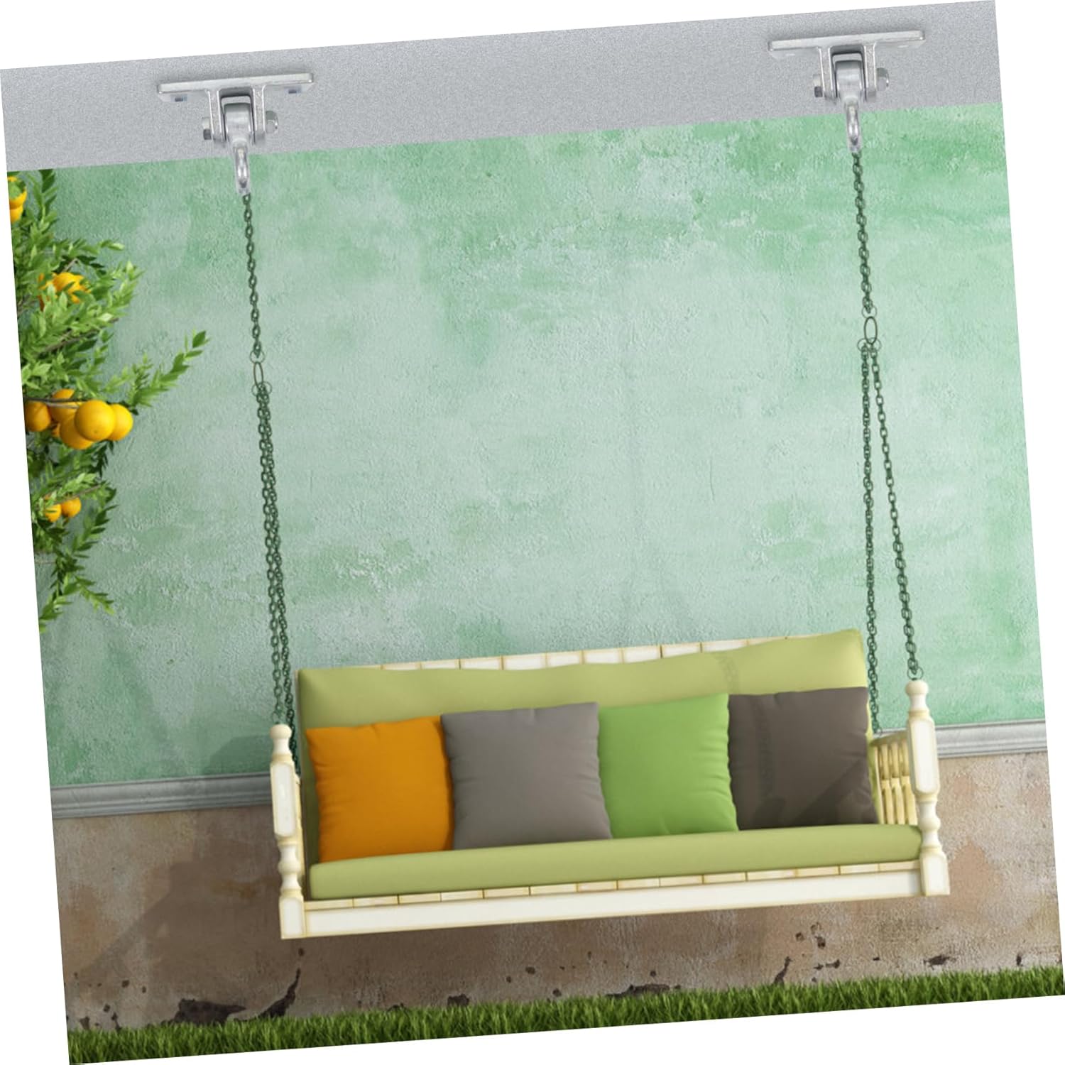 Kisangel 1set Heavy Duty Swing Hanging Kit Swing Hangers for Outdoor Playground Hammock and Rattan Chair Installation and Installation Tools