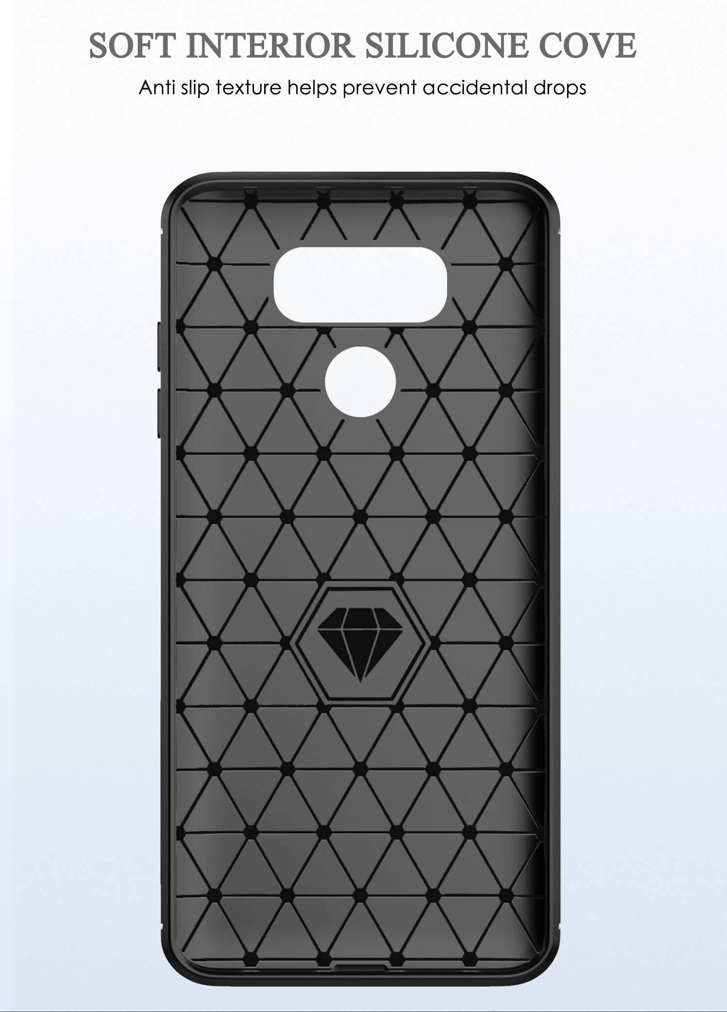 Pantallas Lg USDILU Case LS For LG Q6 Y LG Q6 Plus Funda Uso Rudo