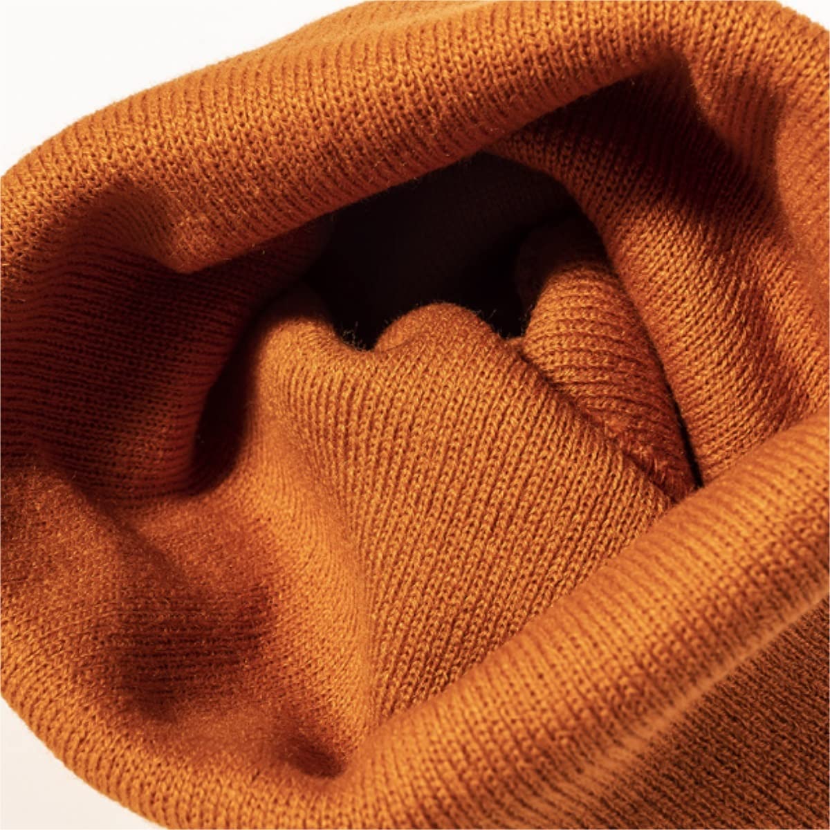Gorro de Lana de Invierno Suave, elástico, Grueso, Bonito, de Punto, para el frío, térmico, para Mujer (Talla única)