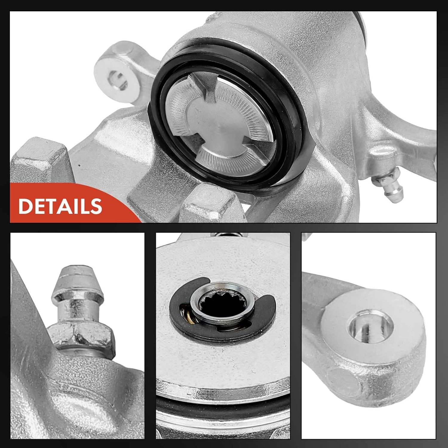 A-Premium Disc Brake Caliper Assembly Without Bracket Compatible with Mercedes-Benz GLE300d 2016, GLE350 2016-2018, GLE400, GLE550e, GLE63 AMG, GLE63 AMG S, ML250, ML350, ML400 - Rear Right Passenger