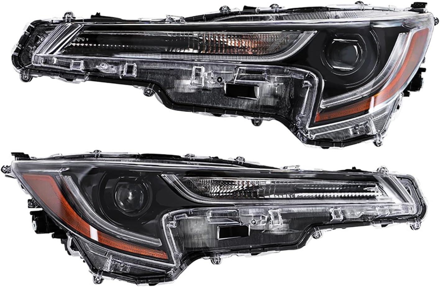 1 Pair Headlights Kit Driver Passenger Side Replacement for Corolla 2023-2024