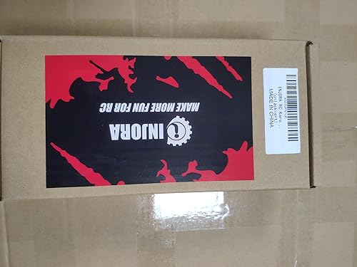 Miniatura 5 de INJORA Carcasa de distancia entre ejes de 6.10 pulgadas de 4.69 oz, kit de cuerpo de tapa dura ABS con parachoques delantero trasero para TRX4M