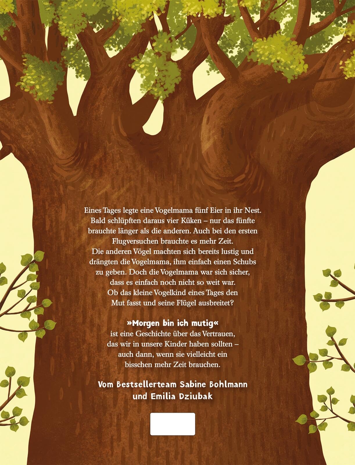 Morgen bin ich mutig: Einfühlsames Bilderbuch über Sorgen, Ängste, Mut & Selbstvertrauen | für Kinder ab 3 Jahren (Biderbuch-Duo Sabine Bohlmann und Emilia Dziubak)