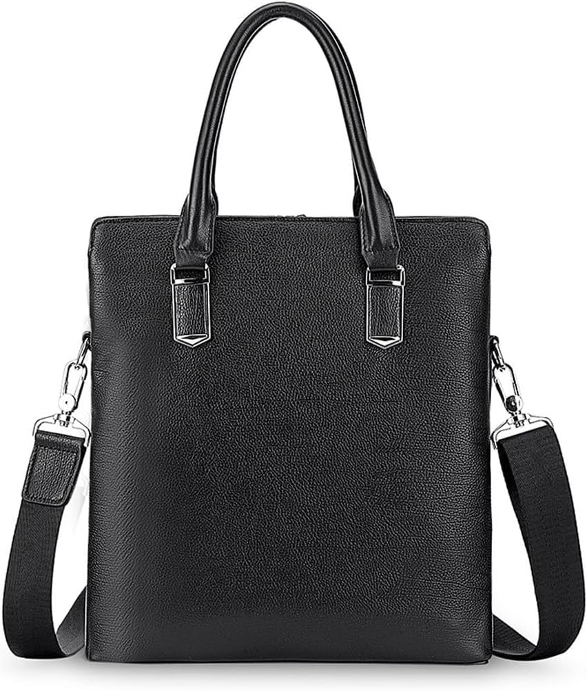crossbody bag Leather Laptop Vertical Briefcase For Men Waterproof