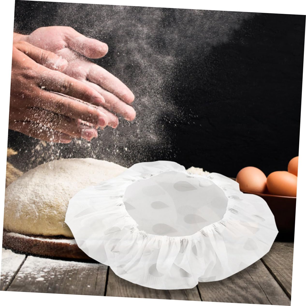 Coperture per ciotole per la lievitazione del pane – Riutilizzabili elastici per pane a lievitazione naturale, copertura multiuso per alimenti, sacchetti per conservare, copertura elastica per