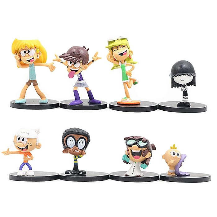 Buy The Loud House Toys,8PCS Loud House FigureLincoln, Clyde, Lori