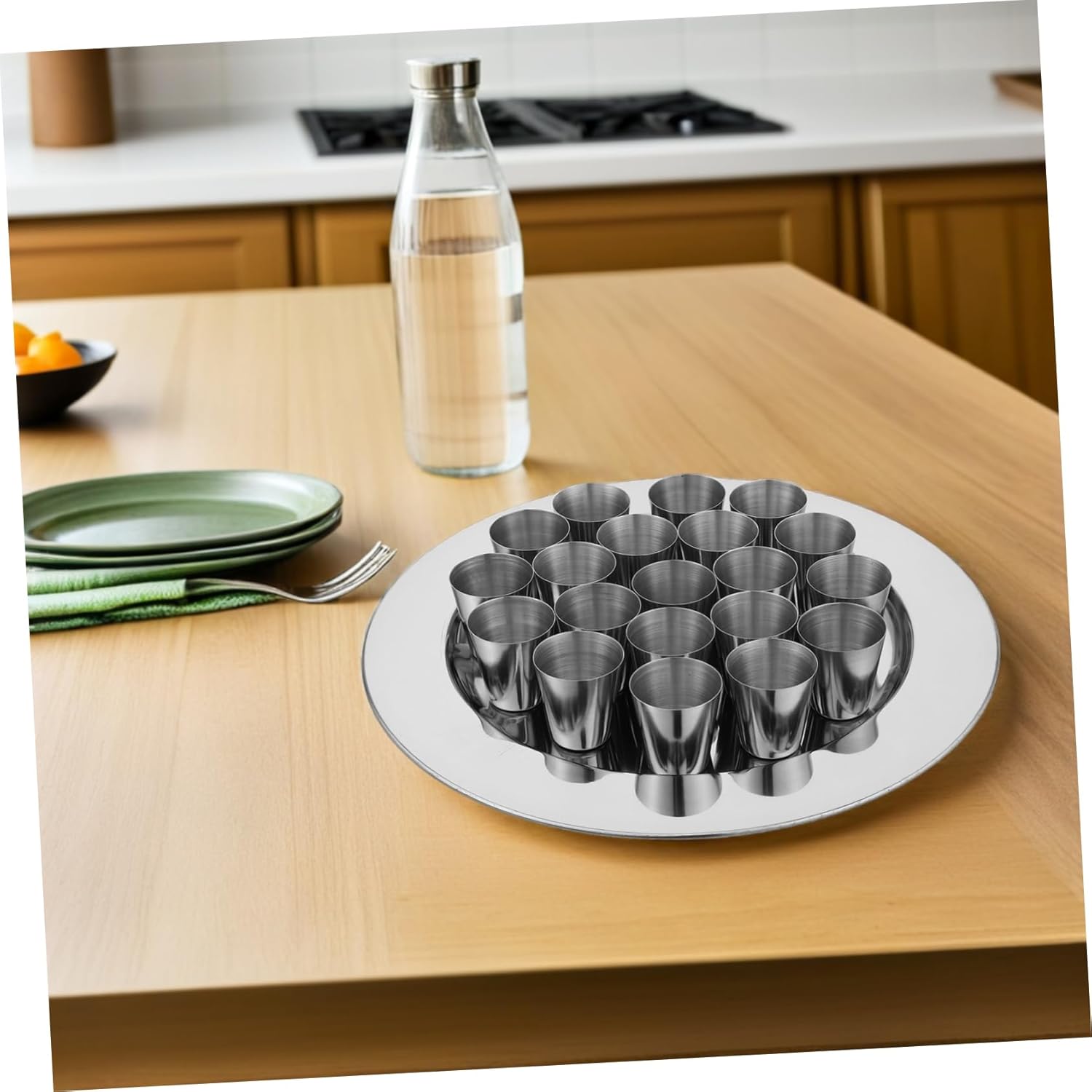 Stainless Steel Communion Cups Chalice Church Supplies Metal Ritual Chalice for Worship Church