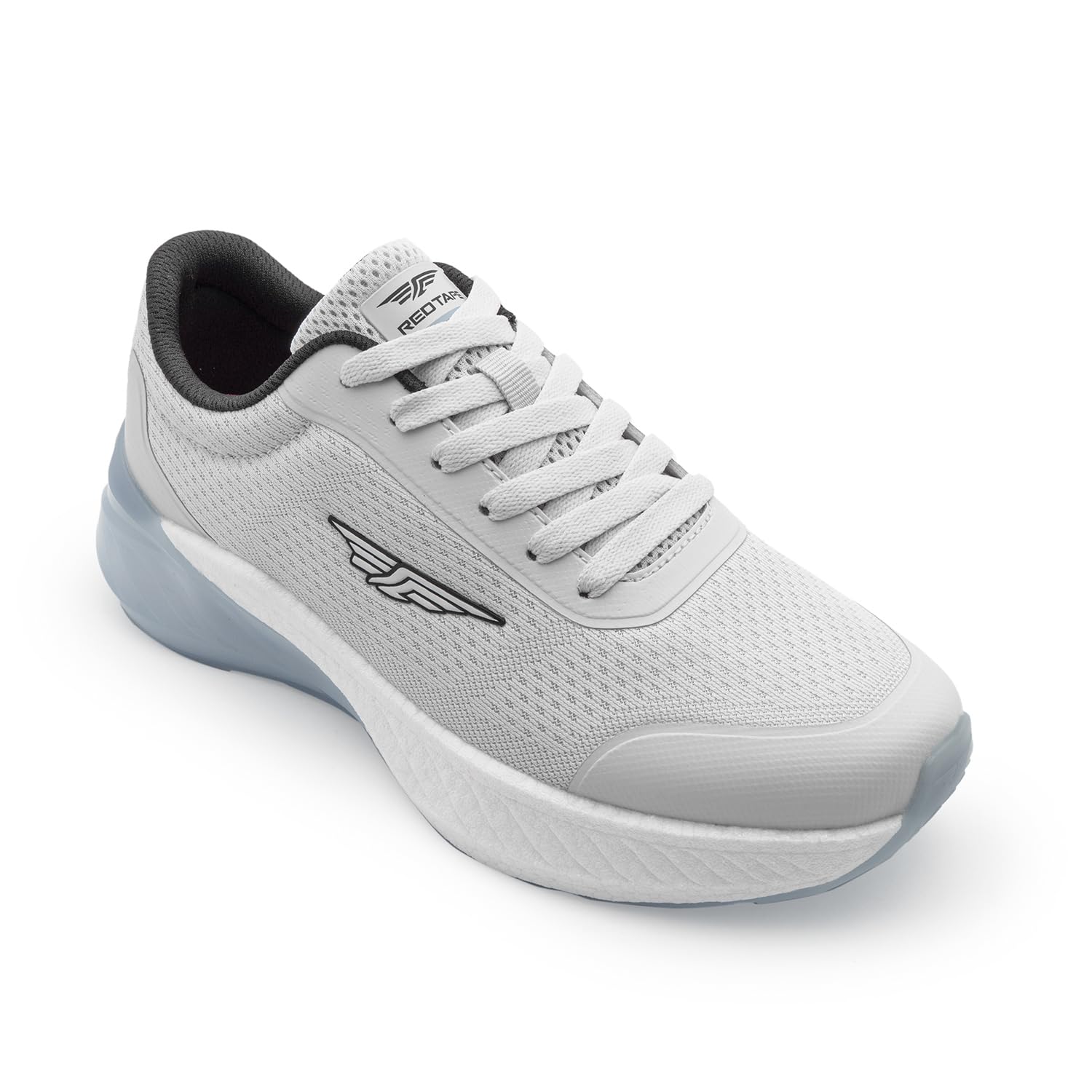 Women's Sport Shoes Grey Blue Mesh TPU Round Toe Lace-Up-image-38