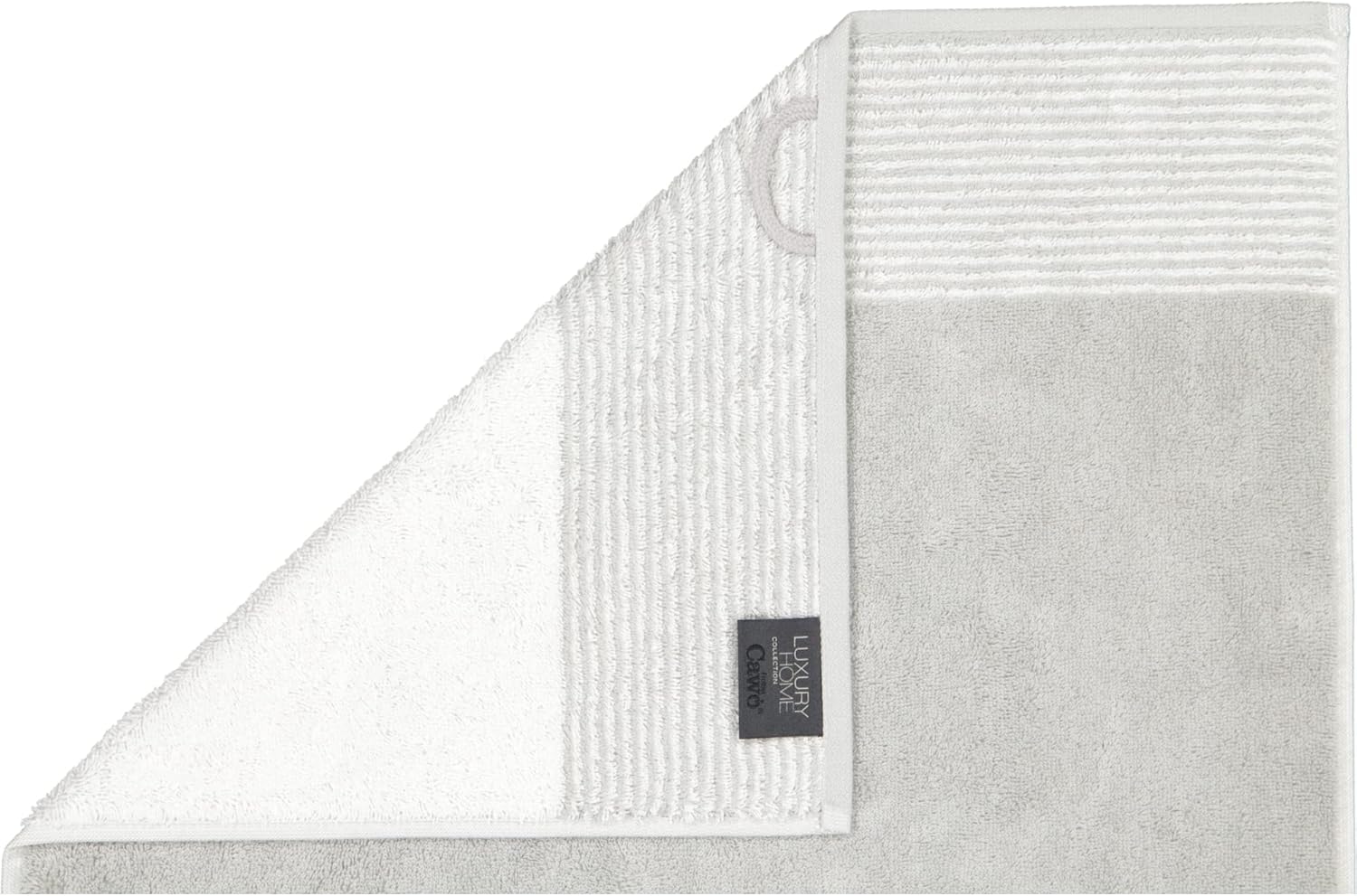 Home Luxury Home Two-Tone 590 Platinum 76 Bath Towel 80 x 150 cm