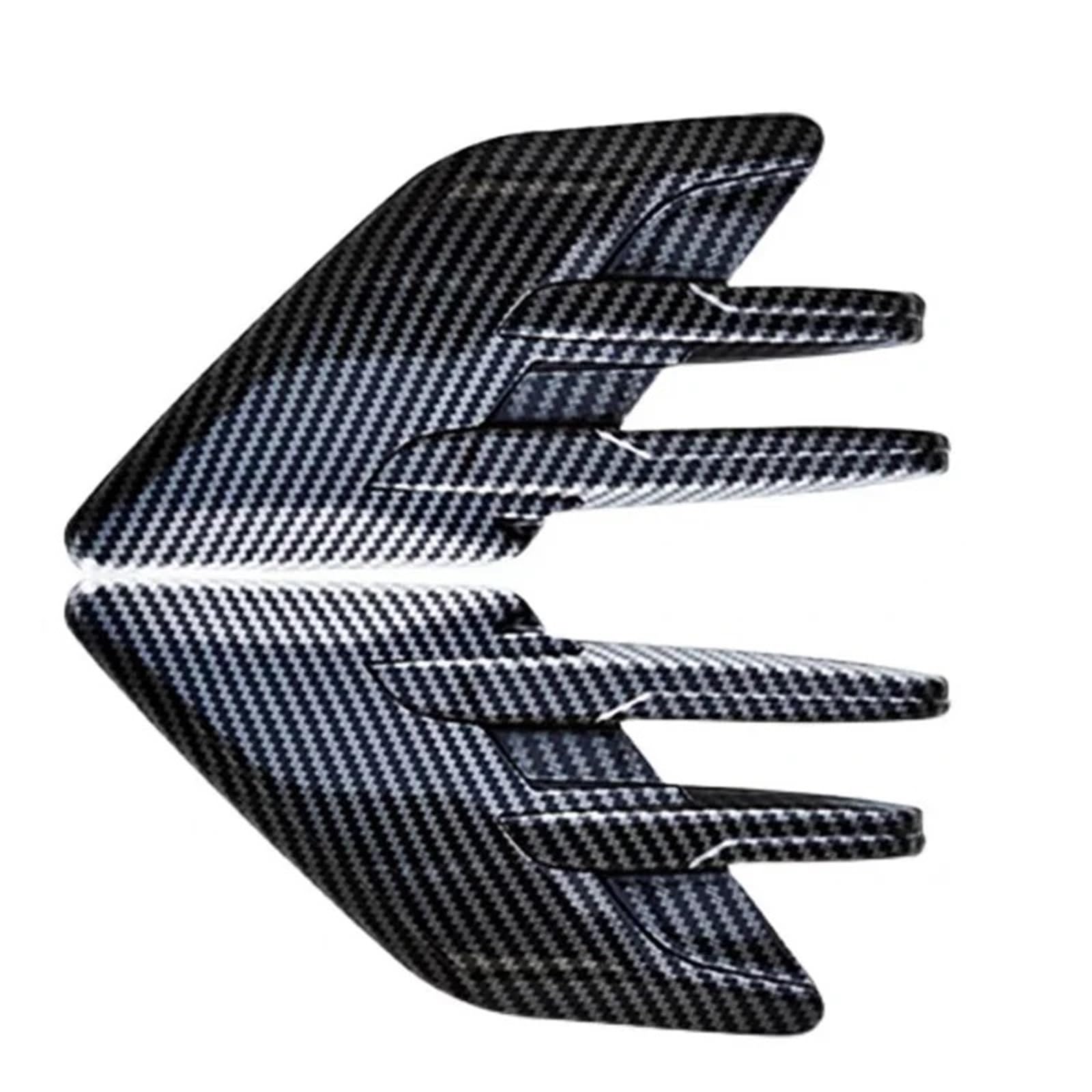 Autocollant d'aération extérieure look carbone avec fixation adhésive ultra résistante - 5