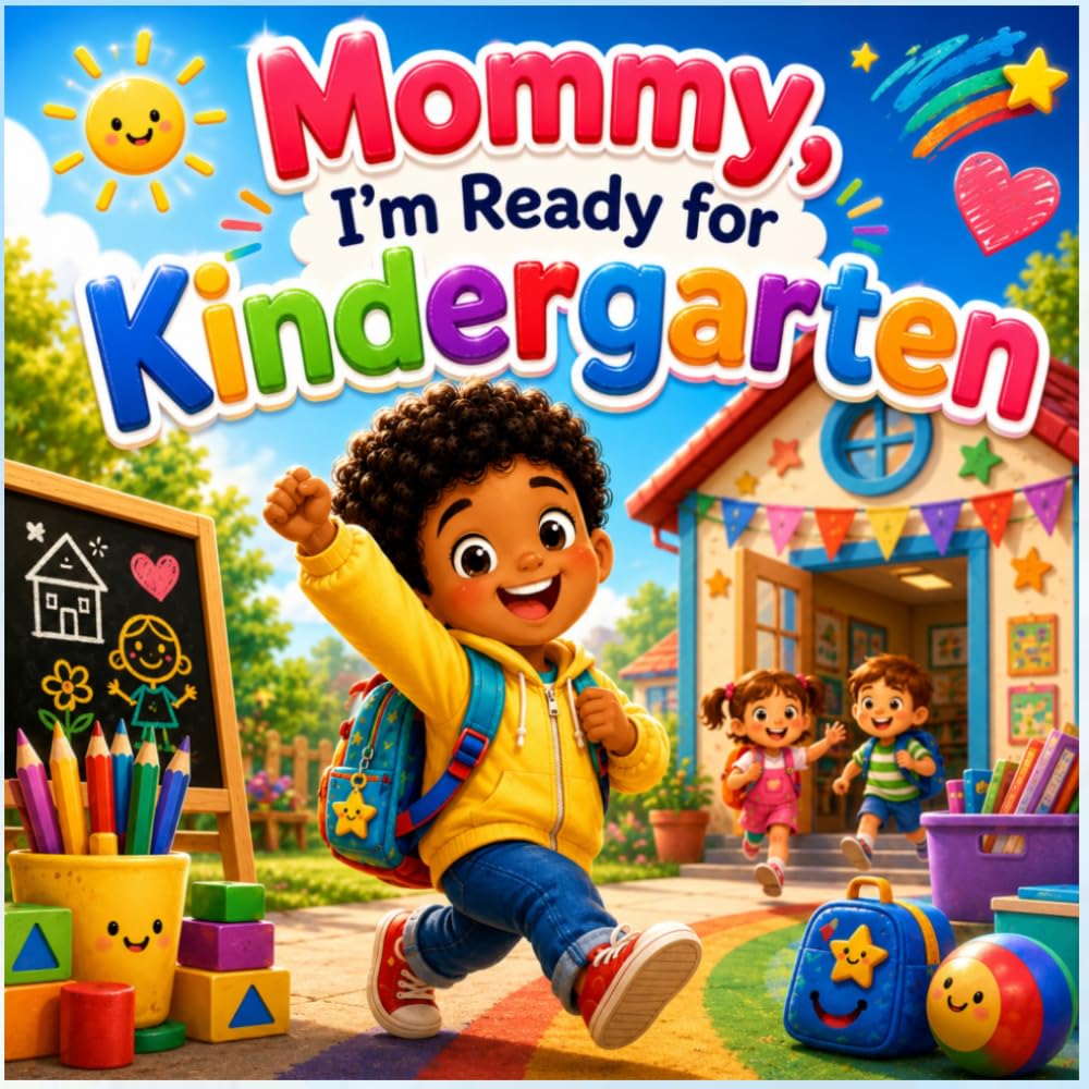 Mommy, I’m Ready for Kindergarten: A Fun and Reassuring Book for Future Kindergarten Students (Children’s Keepsake Book)