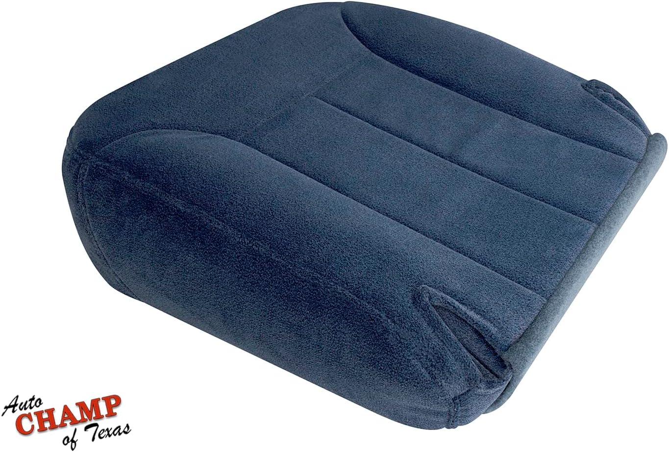 Compatible with 1995-1999 GMC Yukon Suburban - Driver Side Bottom Cloth Seat Cover & Cushion Navy Blue