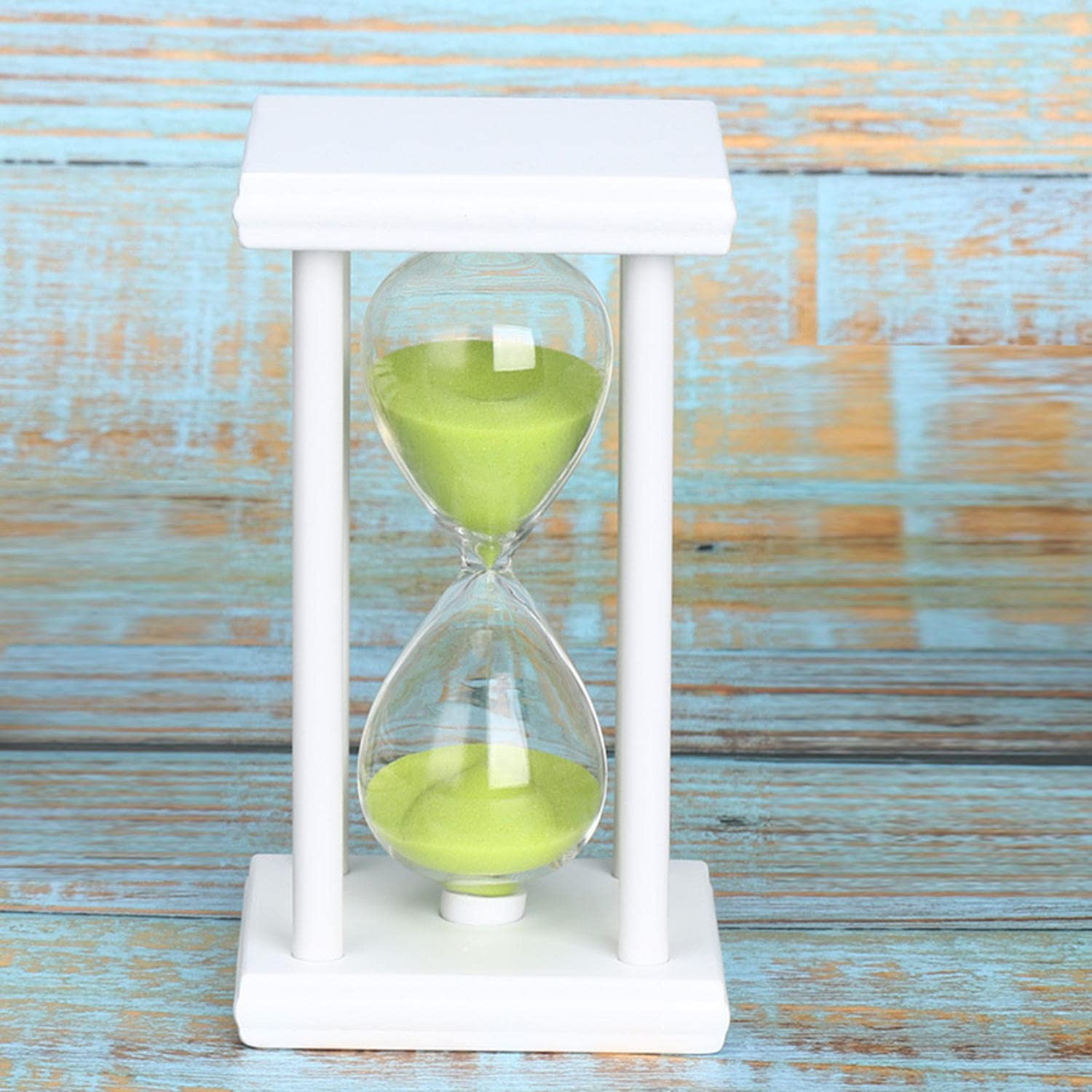 45 minutos reloj de arena temporizador de arena cocina escuela hora de madera moderna reloj de arena reloj de arena reloj de té temporizadores regalo para el hogar decoración