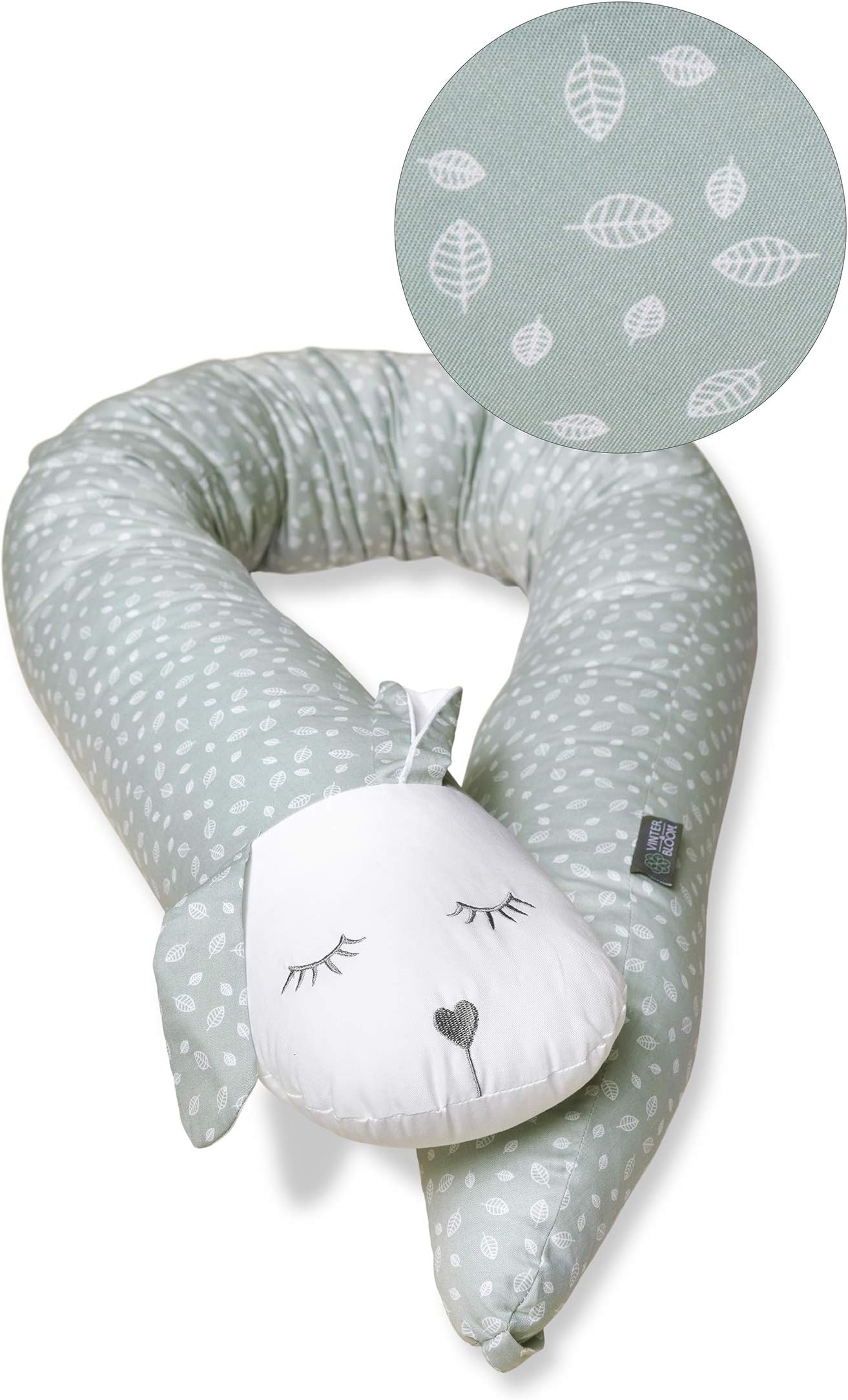 Vinter & BloomNordic Leaf Bumper Buddy - Mild Green