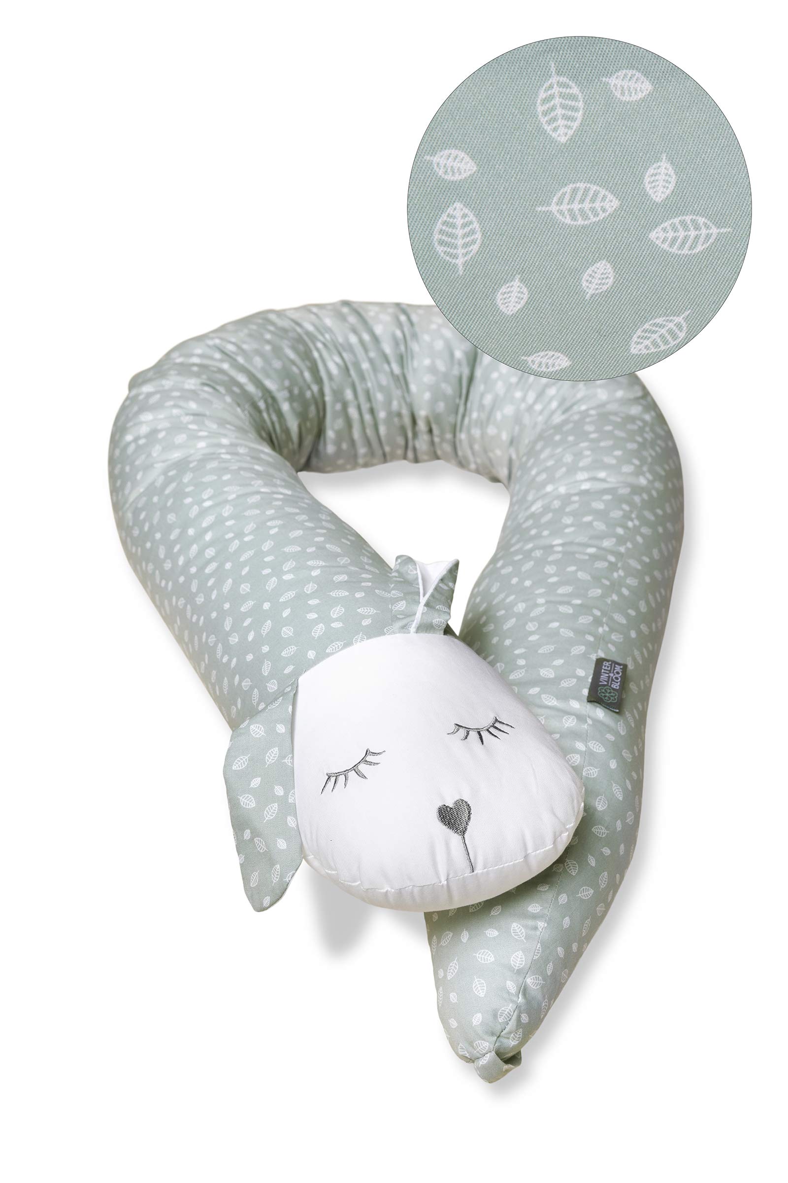 Vinter & BloomNordic Leaf Bumper Buddy - Mild Green