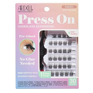 Ardell Naked Press On Lashes Pre-Glued Underlash Cluster Eyelash Extensions