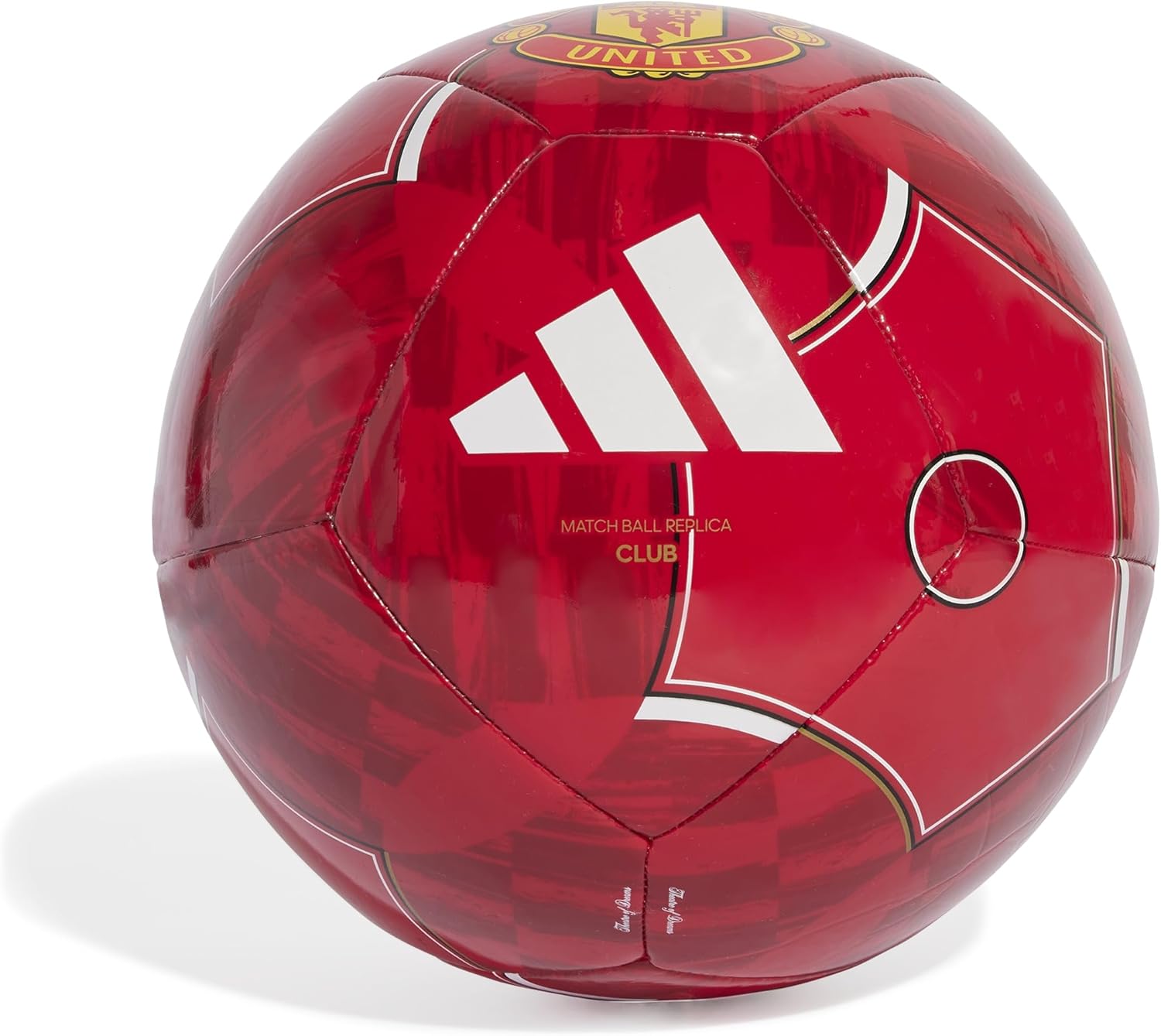 adidas Manchester United Home Club Ball Ball for Unisex Adults Red 38 EU