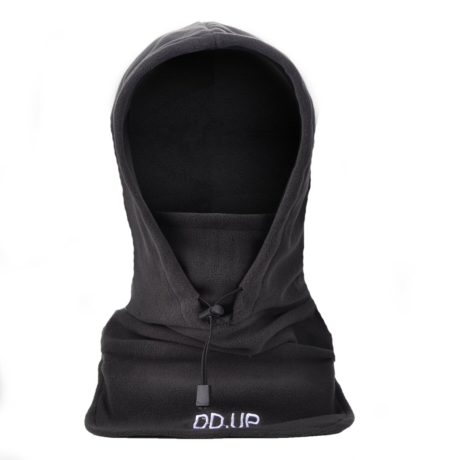 DD.UP MZ Balaclava Windproof Ski Mask Thermal Hood Heavyweight Winter Warm Motocycle Face Cover Hat for Mens Unise Gray