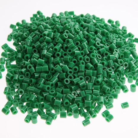 Amazon Cjmm 1000pcs 5mm アイロンビーズ ホットビーズ ナノビーズ パーラービーズ 透明プレート ピンセット アイロンペーパー付き Diy手芸 作品づくり 緑 ビーズ ストーン 通販