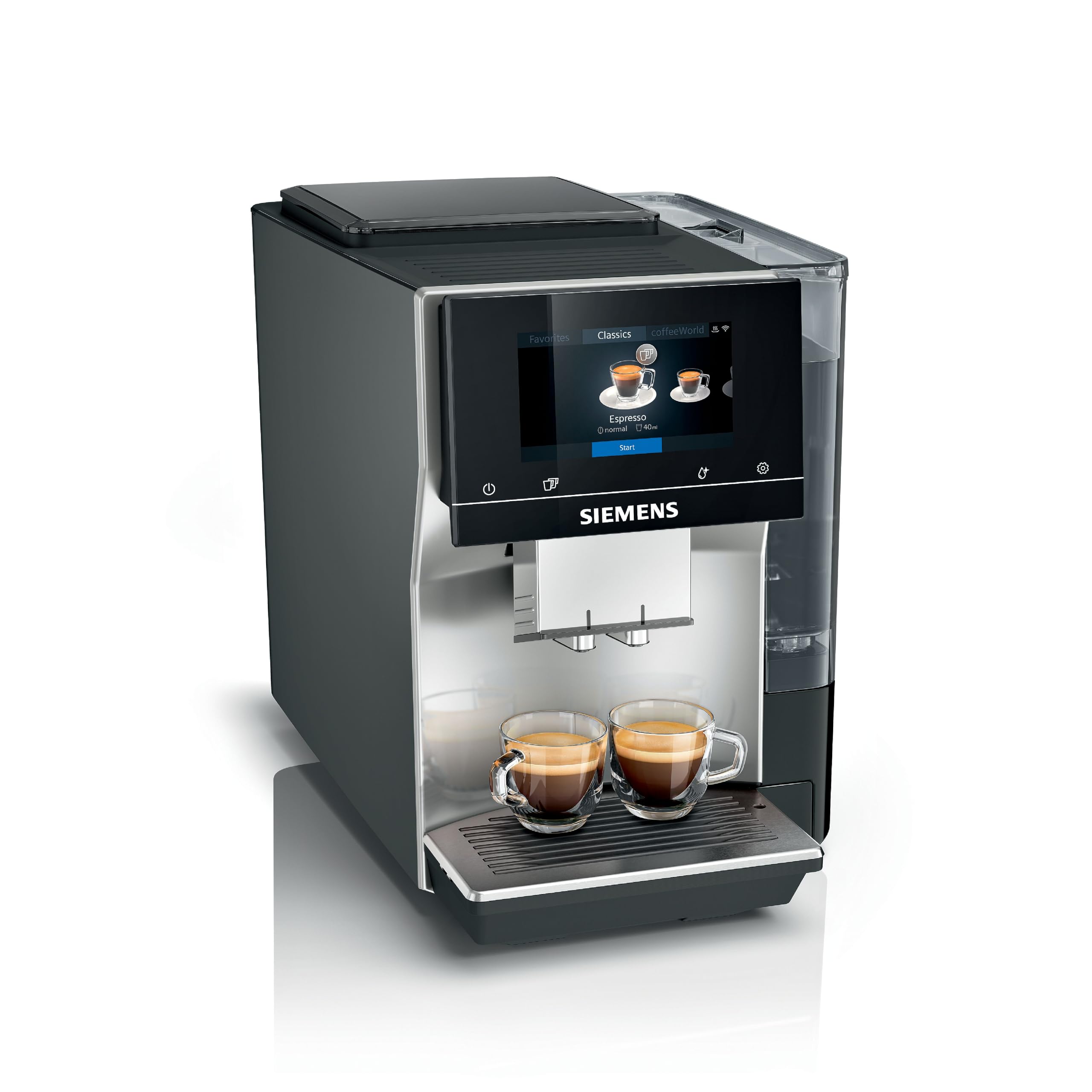 Sponsored Ad – SIEMENS EQ700 Fully Automatic Bean to Cup Coffee Machine, 5" Touch Screen Display, Cold Brew/Slow Brew, Cappuccinatore, 30+ Coffee Beverages, Home Connect, TP715GB1