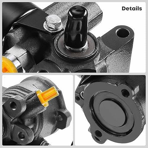 Miniatura 3 de YHTAUTO Bomba de dirección asistida con depósito de repuesto para Toyota 4Runner 1988-1995, Pickup (Hilux) 1988-1995 V6 3.0L 3VZFE, bomba de