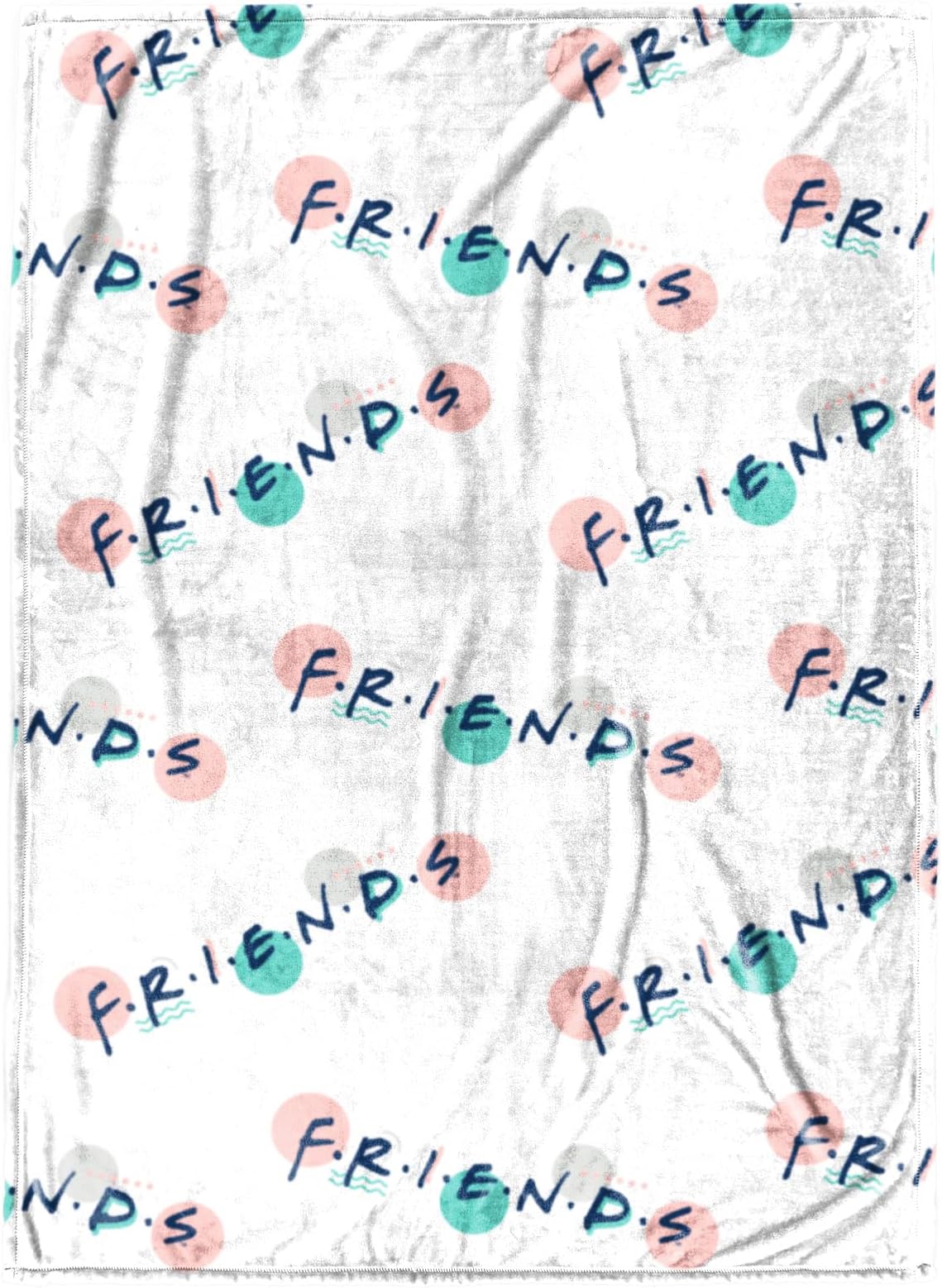 Friends Baby Monthly Fleece Milestone Growth Blanket