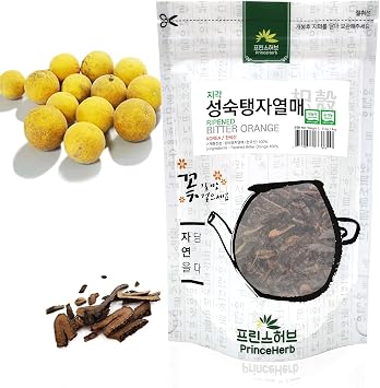 [Medicinal Korean Herb] Trifoliat Orange Bitter Orange/Japanese Hardy Orange - Ripened Fruit / Dried Bulk Herbs 4oz 113g