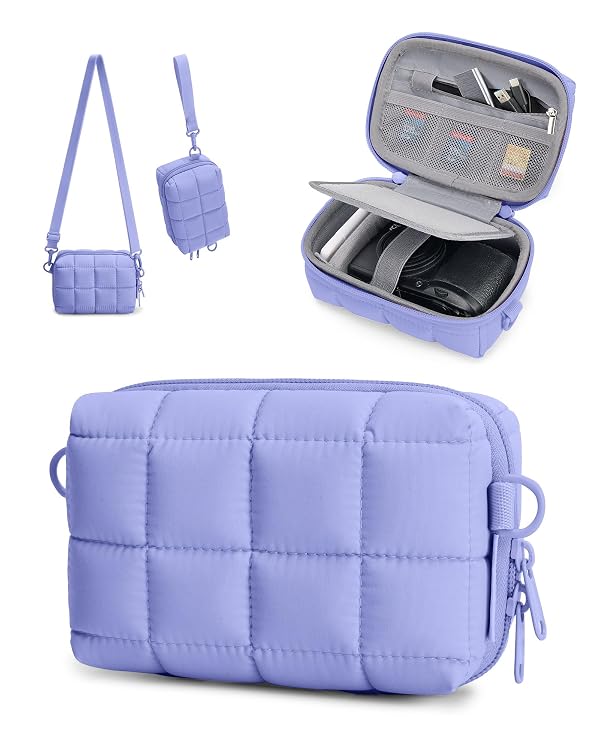 BAGSMART Digital Camera Case, Puffy Camera Bag with 2 Carrying Ways by bagsmart - Used condition - CA$29.36