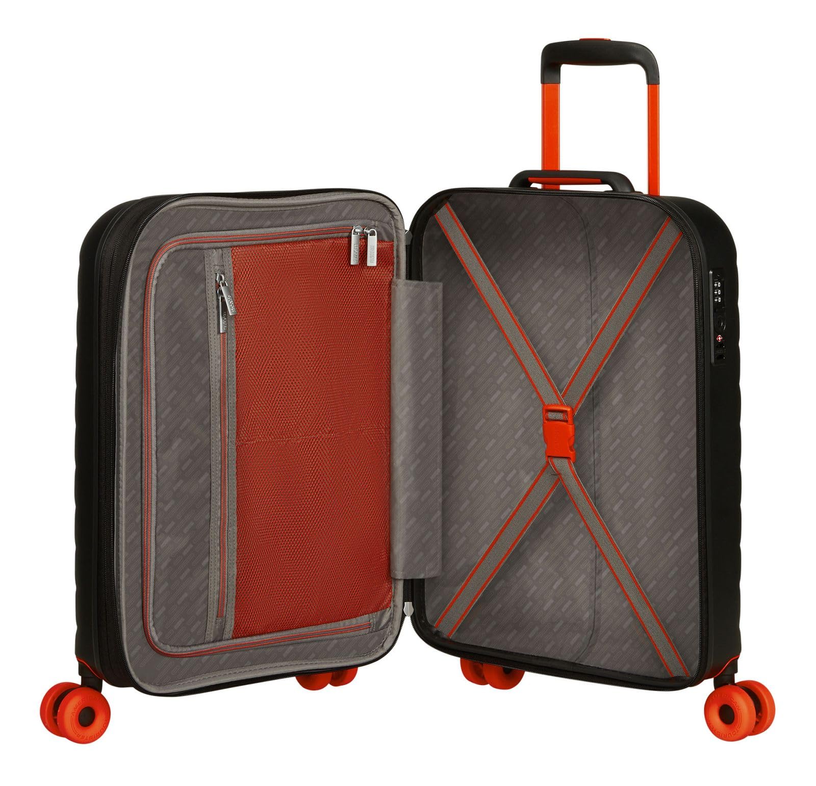 American Tourister Neovibe Spinner 55/20 EXP TSA Trolley True Black Negro