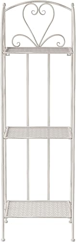 Miniatura 4 de Pure Garden - Soporte de hierro forjado para interiores o exteriores, diseño redondo de metal, accesorios decorativos para exhibición de plantas en