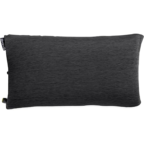 Nemo Equipment Fillo Wide Camping Pillow - Black Pearl/Birch Bud - One Size