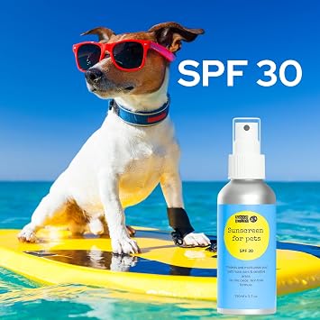 SPF 30 Pet Sunscreen Lotion Bottle Sun Protection For Pets 50 ML | Moisturising Sunscreen For Dogs And Cat Non-Toxic Formula Dog Nose | Dog Paw Balm Sun Cream Balm | Dog Sun Protection