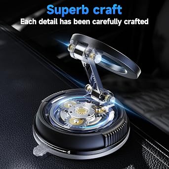 ANDERY Car Phone Holder for Magsafe [78+LBS Strongest Suction & 2400gf Magnetic] 360 Adjustable Car Phone Mount, Phone Holders for Your Car for iPhone 17 Pro Max 16 15 14 13 12 Plus Air, Carbon Fiber