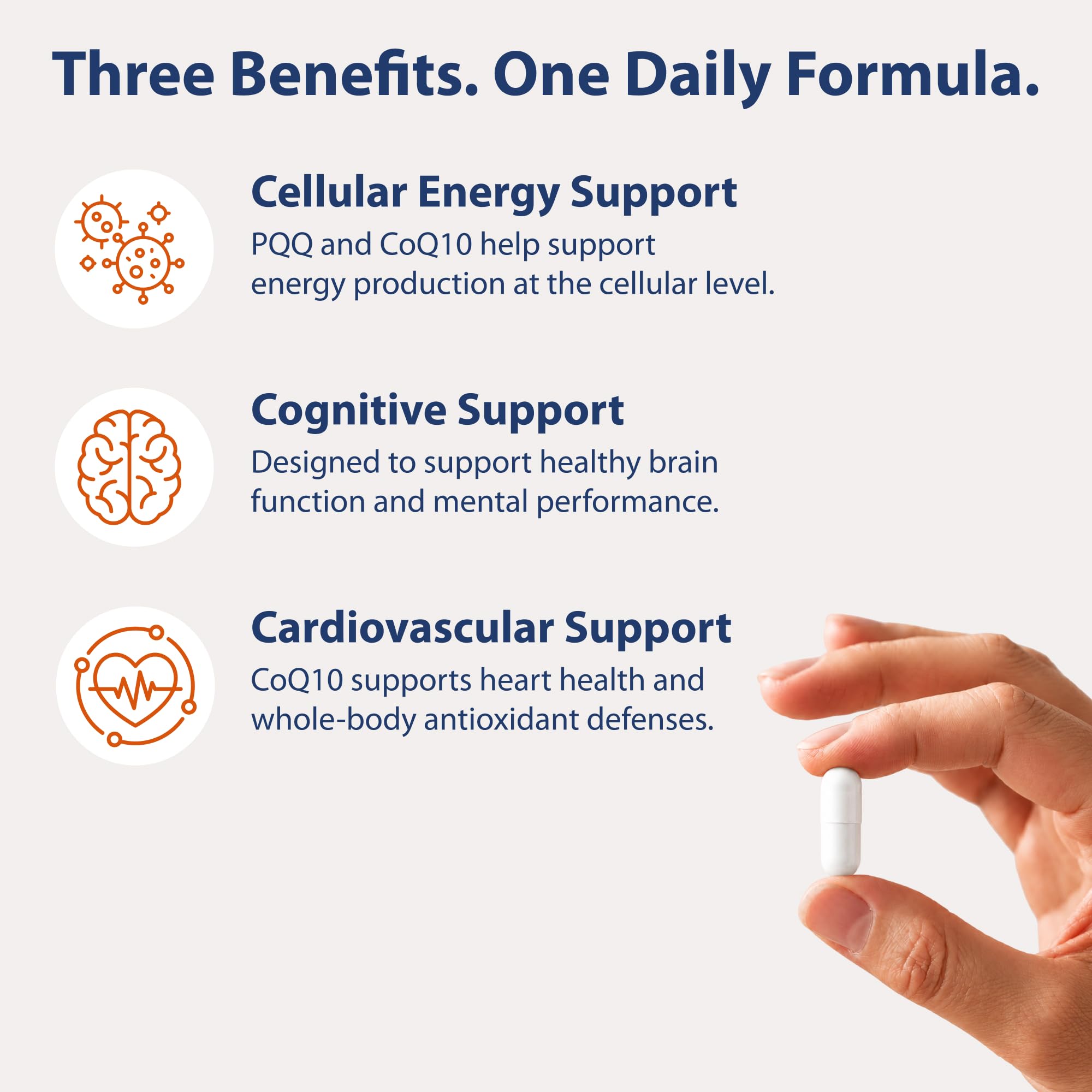 CoQ10 100mg + PQQ Supplement 20mg - Coenzyme Q10 with PQQ to Support Heart & Brain Health - Made in USA Backed by 30+ Years of Trust - GMP Certified & Non-GMO - 2 Month Supply — Amazon image 3