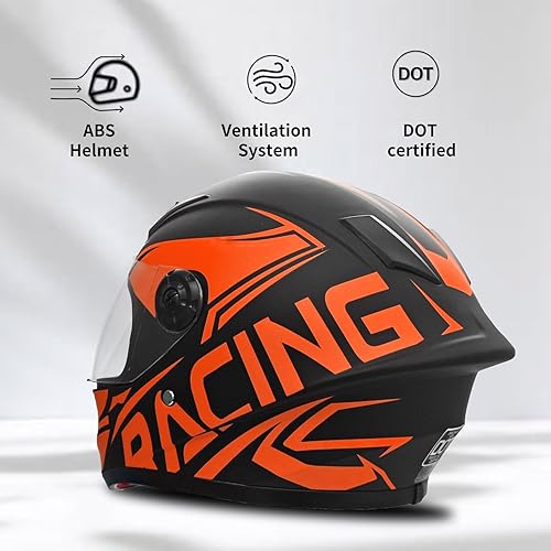 Miniatura 3 de SanQing - Casco de motocicleta de cara completa para niños, motocross, bicicleta de tierra, ATV, BMX, kart, todoterreno, para 4 ruedas, niño, niña,