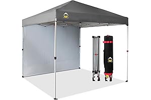 CROWN SHADES 8x8 Pop Up Canopy: UV Protection and Easy Set-Up