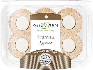 Gluten Free Tiramisu Linzer (Kosher, Dairy Free, Nut Free)