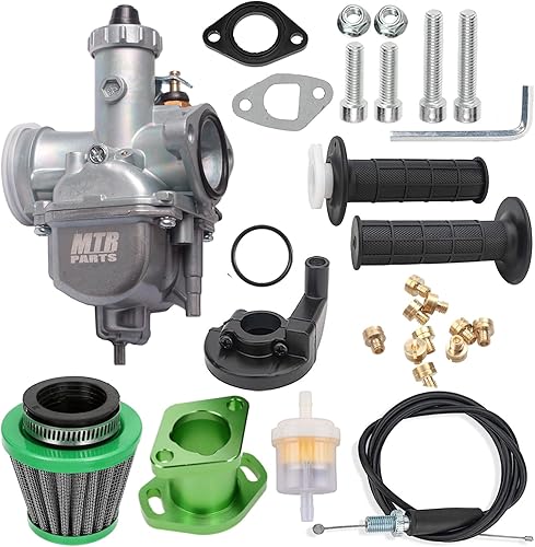 Carburador VM22 Predator 212CC 196cc CT200U KT196 Moto Mini Bike Race and Go Kart 6.5HP Baja Warrior Heat - Incluye kit de filtro de aire MB165