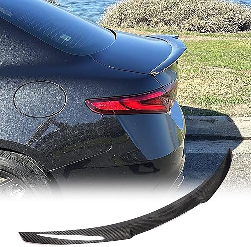 MCARCAR KIT Alerón de maletero de fibra de carbono para Alfa Romeo Giulia Sedan 2015-2024 Tapa trasera de maletero Highkick Spoiler Wing Lip Factory