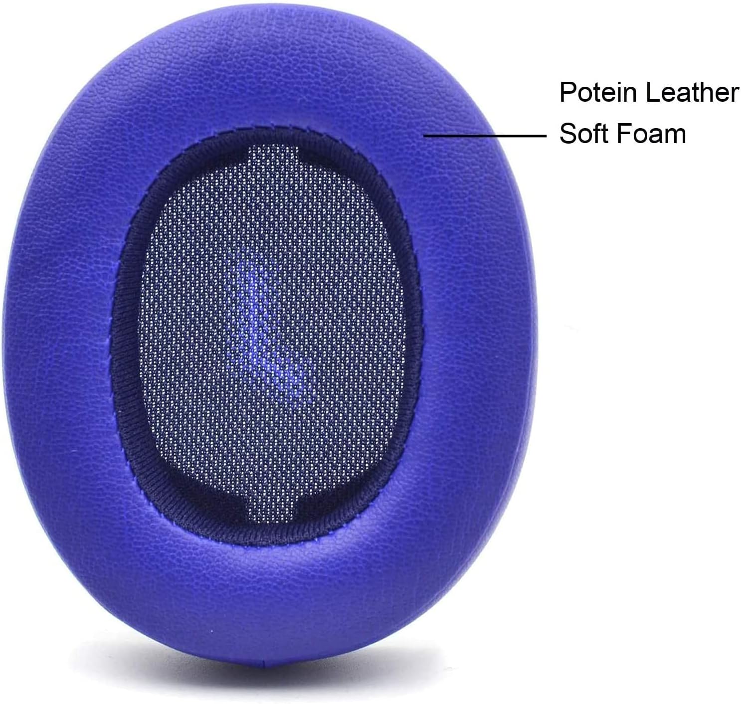 E55BT Ear Pads Replacement Earpads Ear Cushion Pads Compatible with JBL E55BT Over-Ear Wireless Headphones (Blue)
