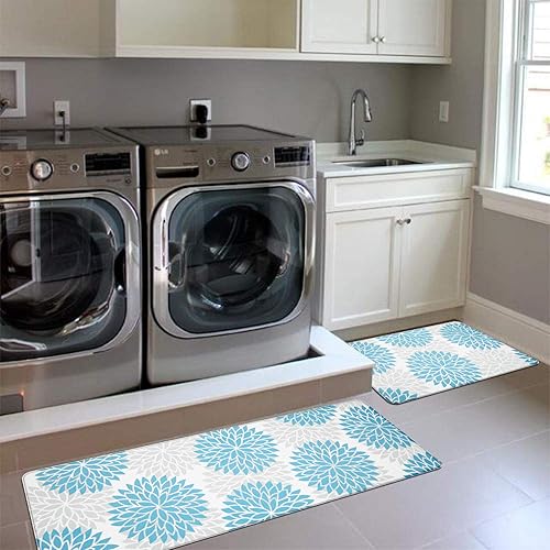 Miniatura 52 de HEBE Kitchen Mat 20"x71" Anti Fatigue Floor Mat Runner Non Slip Kitchen Mats for Floor Waterproof Kitchen Rugs and Mats Ergonomic Cushioned Comfort