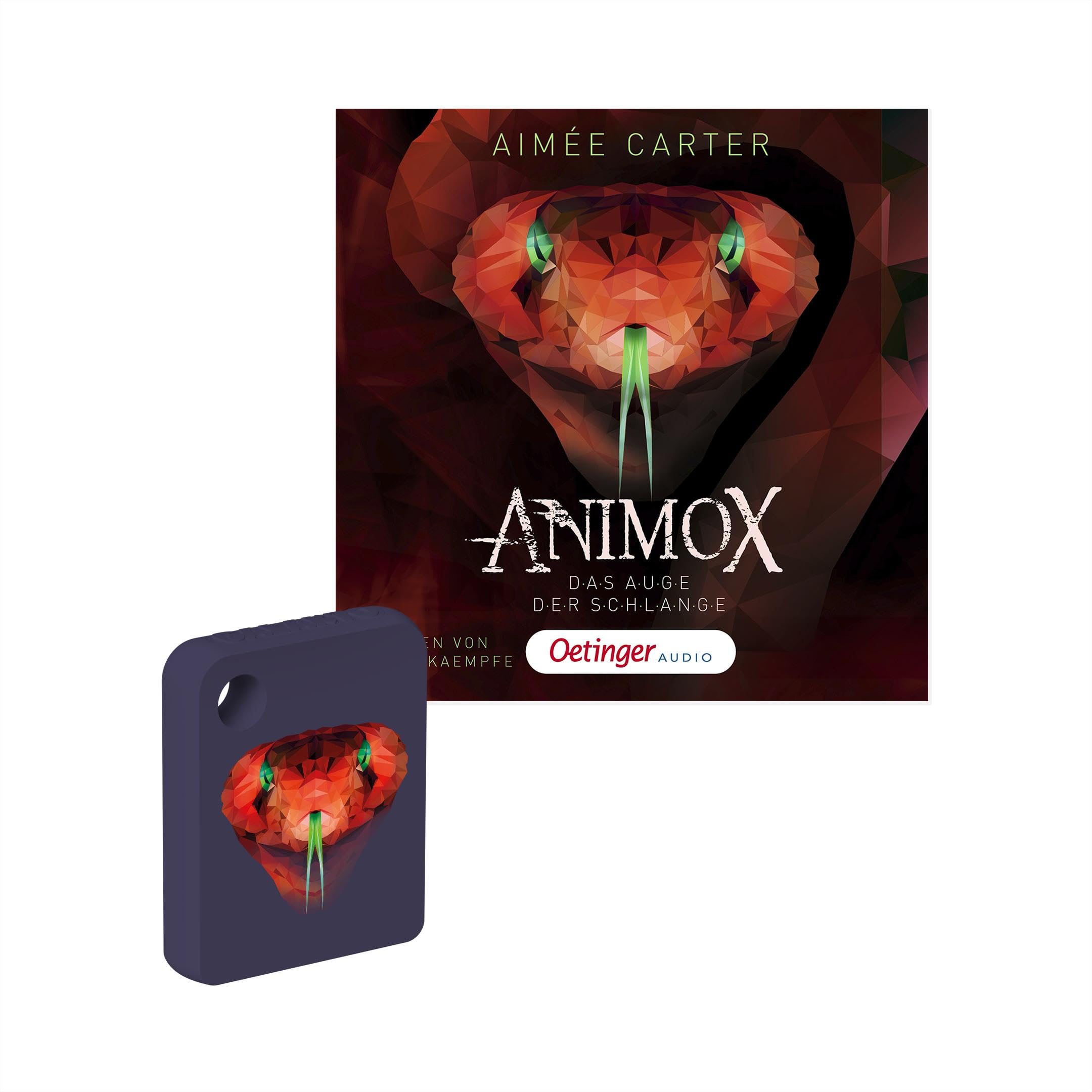 Galakto Audio Token: Animox - The Eye of the Snake, Audiobook for Children from 10 Years, Playing Time Approx. 306 Minutes