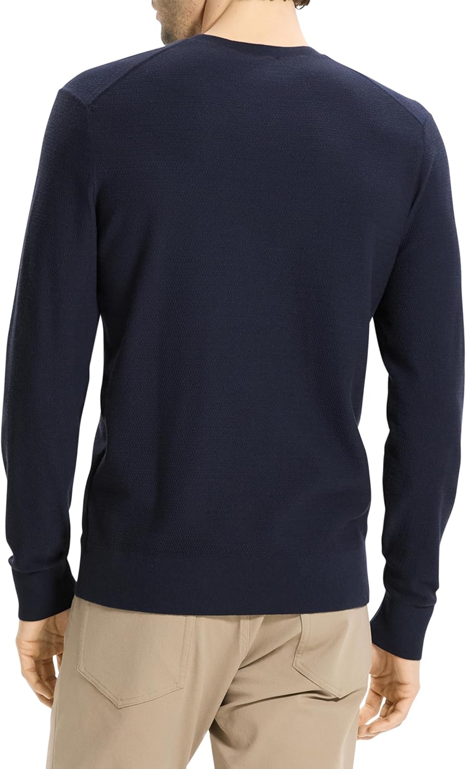Theory Men's Riland Crew Neck in Light Bilen - Image 4