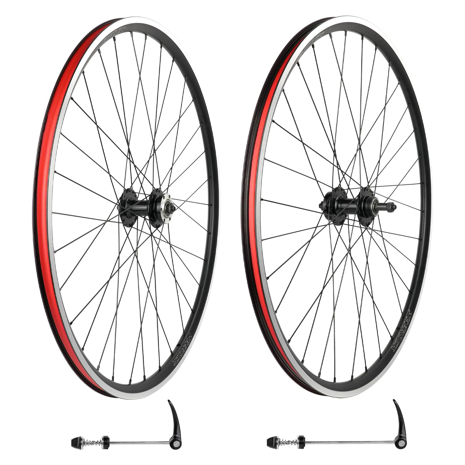 Amazon.co.jp: WEEROCK 700C 自転車用ホイールセット 前後輪セット 700 