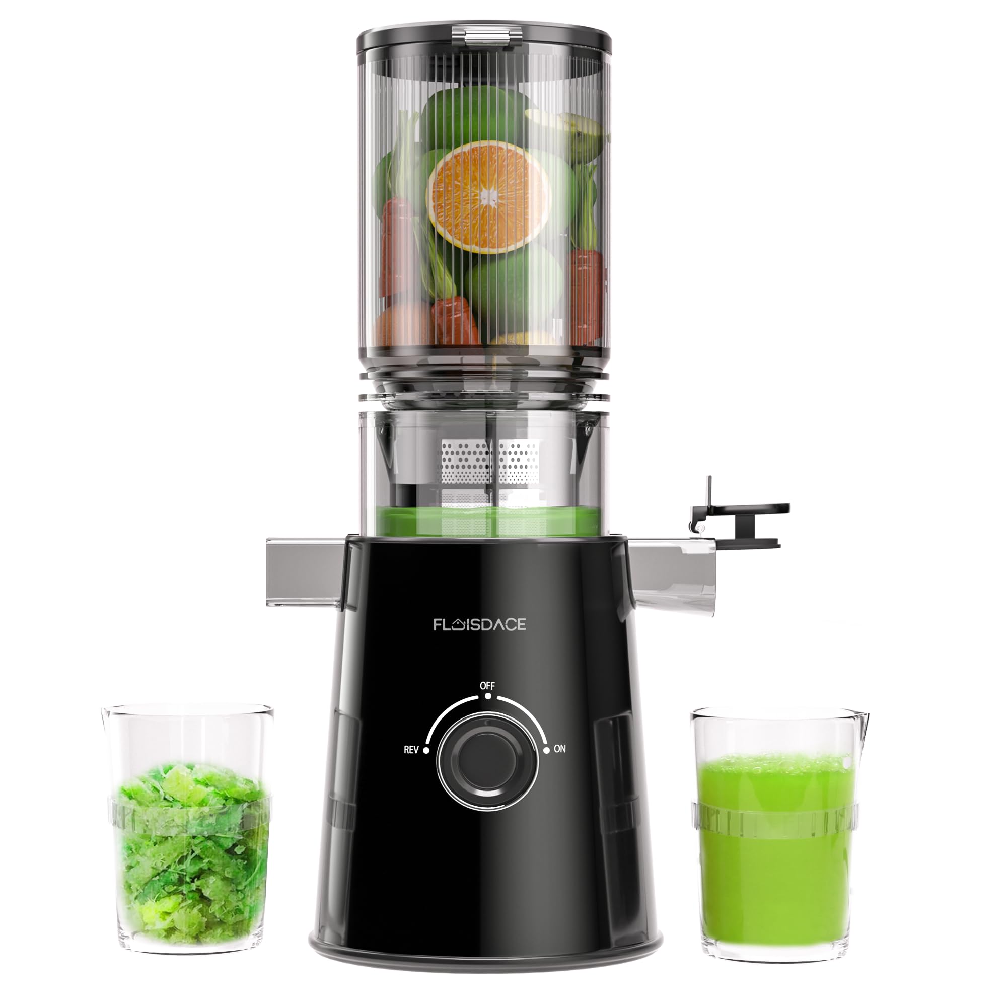 Cold Press Juicer, Slow Masticating Juicer Machines with 5