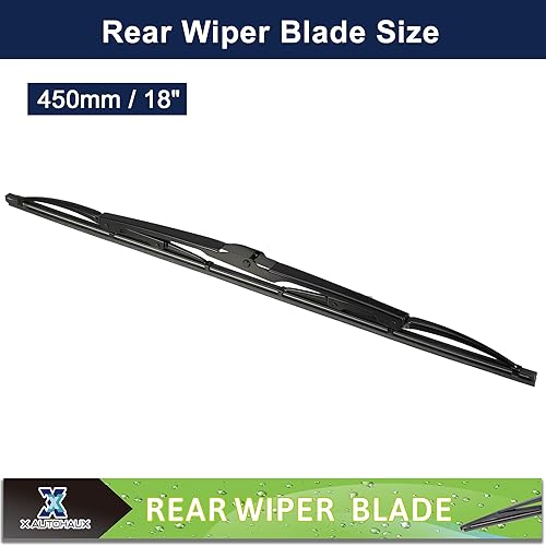 Miniatura 2 de X AUTOHAUX Repuesto de limpiaparabrisas trasero para BMW X5 E53 1999-2002 para BMW Serie 5 Touring E34 1991-1996