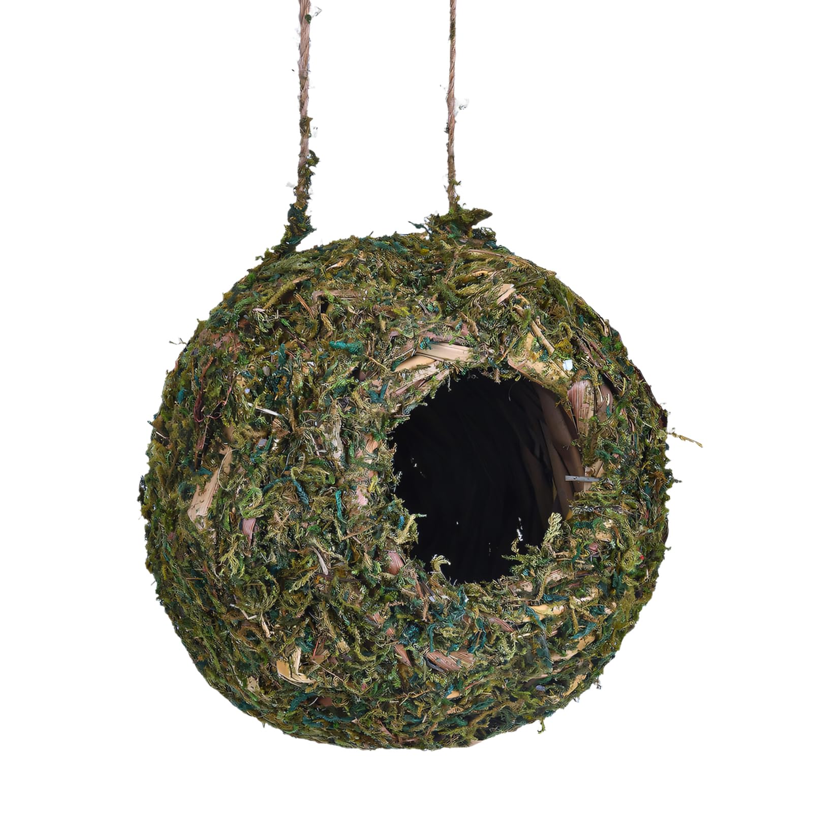 LUCKGONI Natural Moss Pet Cave Hideouts Place For Lizards And Reptiles Safe Shelter Nest for Terrarium Landscape Accessories